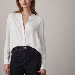 Womens Elegant Silk Blouse