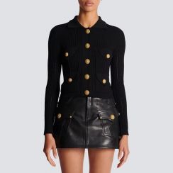 2Pcs Womens Fashion Lapel Knit Top