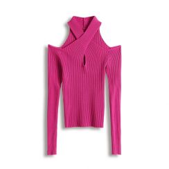 Womens Strapless Sexy Knit Top