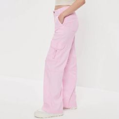 4Pcs MultiPocket Loose Wide Leg Womens Pants